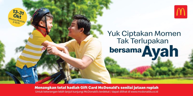 McKids Challenge Berhadiah Gift Card McDonald's Jutaan Rupiah