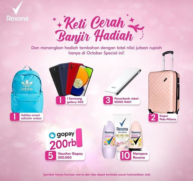 Menangkan Hadiah Tambahan Jutaan Rupiah dari Undian Rexona