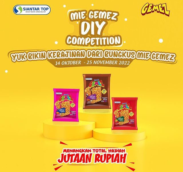 Mie Gemez DIY Competition Berhadiah Jutaan Rupiah