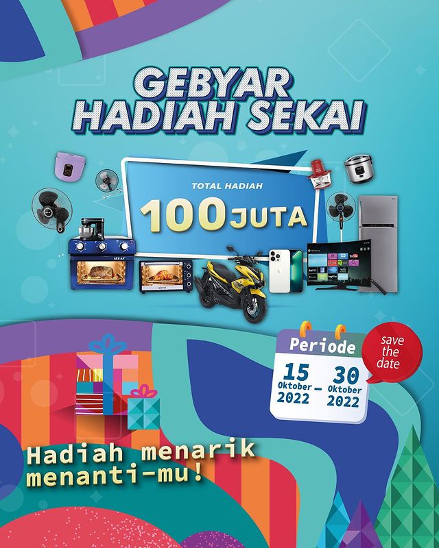 Pakai Twibbon Gebyar Hadiah Sekai Berhadiah Total 100 Juta