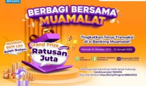 Promo BBM (Berbagi Bersama Muamalat) Berhadiah Ratusan Juta