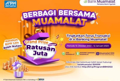 Promo BBM (Berbagi Bersama Muamalat) Berhadiah Ratusan Juta