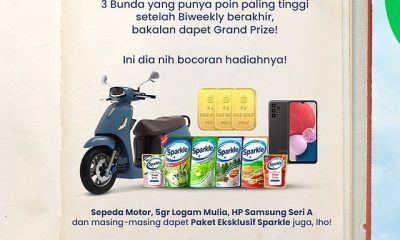 Promo Poin Sparkle Berhadiah Motor, Emas LM, Air Fryer, dll
