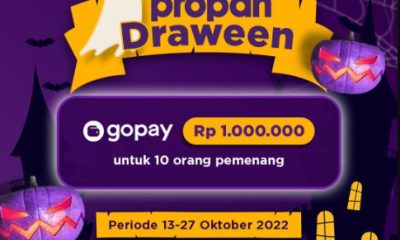 Propan Draween Giveaway Berhadiah Gopay Total 1 Juta