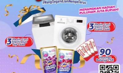 Review Giveaway Attack Fresh Up Berhadiah 6 unit Mesin Cuci