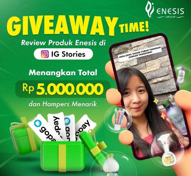 Review Produk Enesis Berhadiah Gopay Total 5 Juta + Hampers