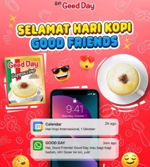 Share Momen Ngopi Good Day Berhadiah Total 4,5 Juta Rupiah