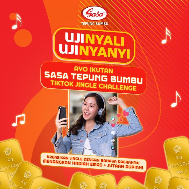 Tiktok Jingle Challenge Sasa Tepung Bumbu Hadiah Jutaan Rupiah