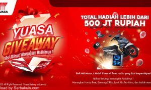 Undian Aki Yuasa Giveaway Berhadiah Total 500 Juta Rupiah++