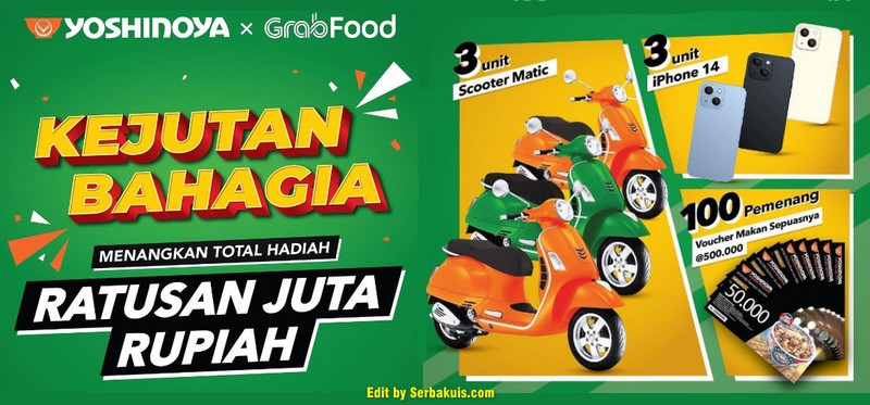 Undian Kejutan Bahagia Yoshinoya Berhadiah Total Ratusan Juta