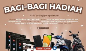 Undian Spectrum Bagi-Bagi Hadiah Honda Beat, HP, TV Setiap Bulan