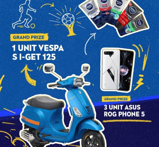 Challenge Dukung & Menang Berhadiah VESPA S I-GET 125