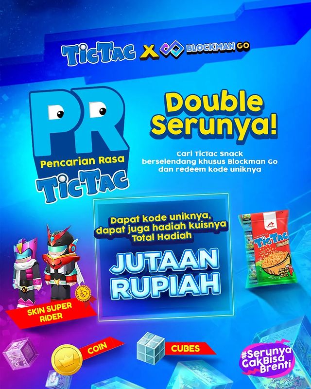 Challenge Pencarian Rasa TicTac Berhadiah Uang Jutaan Rupiah