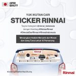 Foto Mobil Bersticker Rinnai, Menangkan Hadiah Jutaan Rupiah