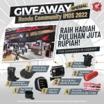 Giveaway Honda Community IMOS 2022 Total Hadiah Puluhan Juta