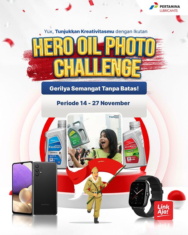 Hero Oil Photo Challenge Berhadiah Samsung Galaxy A23 5G