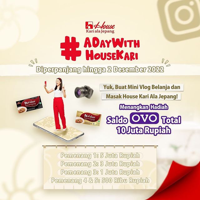 House Kari Ala Jepang Mini Vlog Contest Berhadiah Total 10 Juta