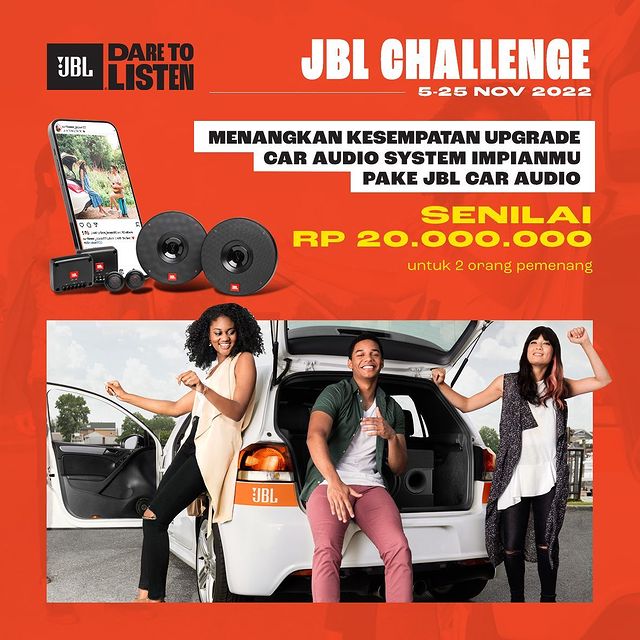 JBL Challenge Berhadiah Paket Audio Mobil Senilai 20 Juta Rupiah