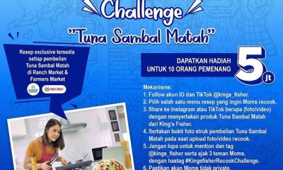 Kompetisi Recook Tuna Sambal Matah Berhadiah Total 5 Juta Rupiah