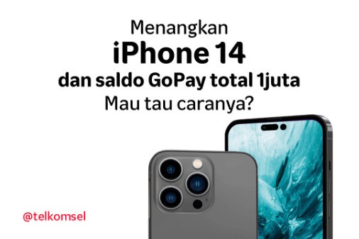 Kuis Telkomsel Candaan Ruang Tengah Berhadiah iPhone 14