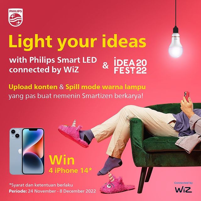 Light Your Ideas Challenge Berhadiah Total 4 buah iPhone 14