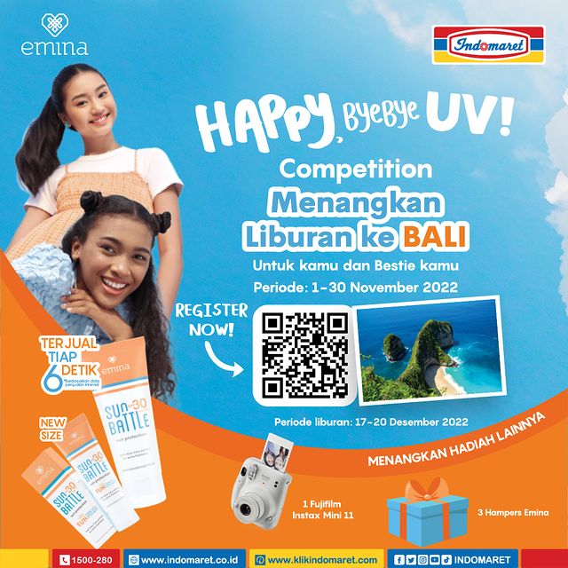 Lomba Foto Happy Bye Bye UV Berhadiah Liburan ke Bali