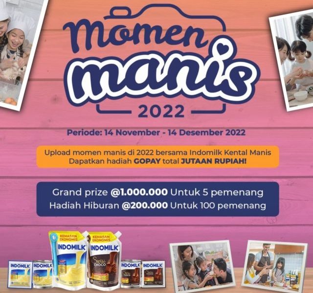 Lomba Foto Momen Manis Indomilk Berhadiah Gopay Total 25 Juta