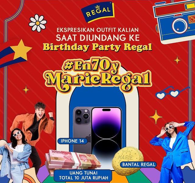 Lomba Foto Outfit En70y Marie Regal Berhadiah iPhone 14