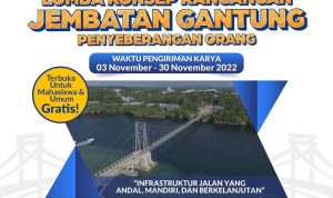 Lomba Konsep Jembatan Gantung PUPR Berhadiah Total 45 Juta
