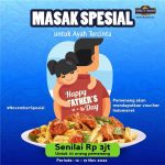 Lomba Masak Spesial Hari Ayah Berhadiah Total 3 Juta Rupiah