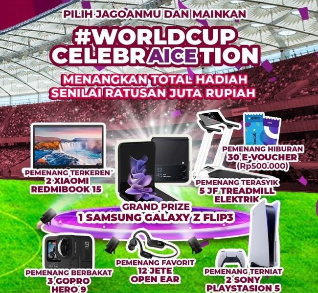 Lomba Tiktok Piala Dunia Aice Berhadiah Total Puluhan Juta Rupiah