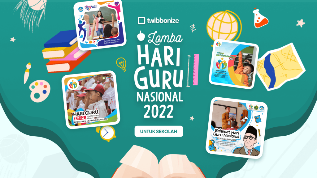 Lomba Twibbon Hari Guru Berhadiah Dana Pendidikan Total 5 Juta