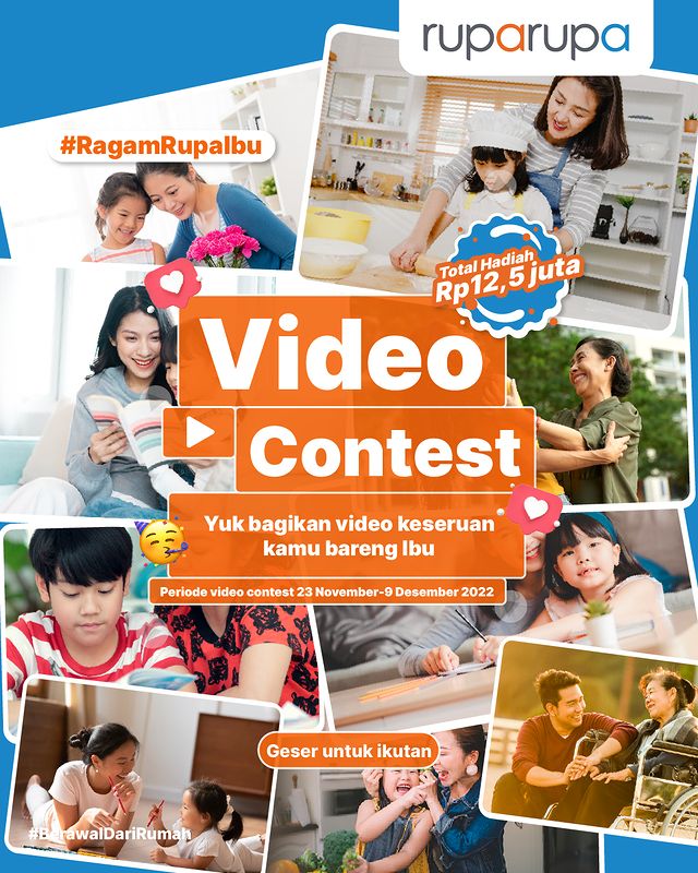 Lomba Video Keseruan Bareng Ibu Berhadiah 12,5 Juta Rupiah