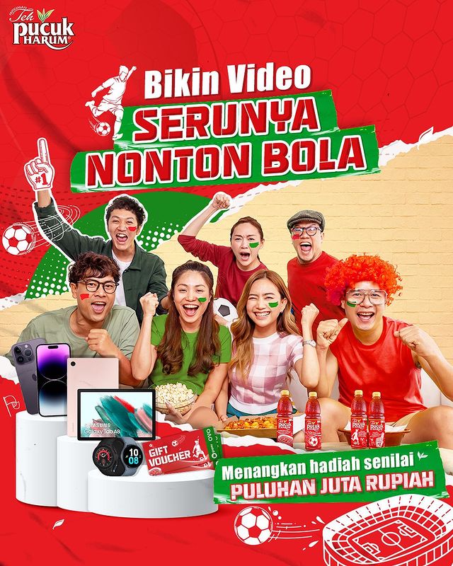 Lomba Video Serunya Nonton Bola Berhadiah iPhone 14 Pro