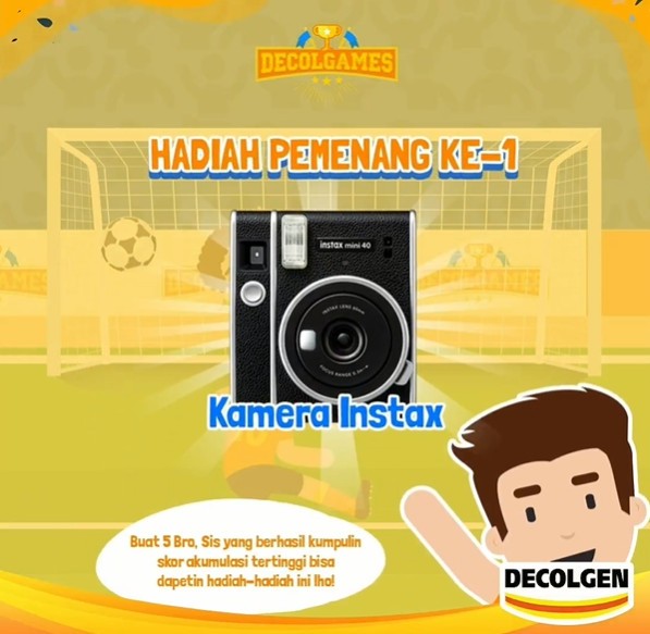 Main Game Pinalti Decolgames Berhadiah Total Jutaan Rupiah