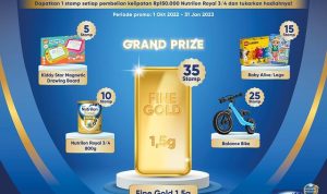 Promo Susu Nutrilon Royal Berhadiah Logam Mulia 1,5g, dll