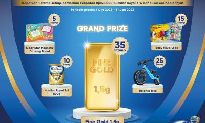 Promo Susu Nutrilon Royal Berhadiah Logam Mulia 1,5g, dll