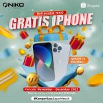 Promo Undian Beli Produk Niko Gratis iPhone 13 Pro Max