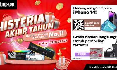 Undian Kingston Histeria Akhir Tahun 2022 Berhadiah iPhone 14
