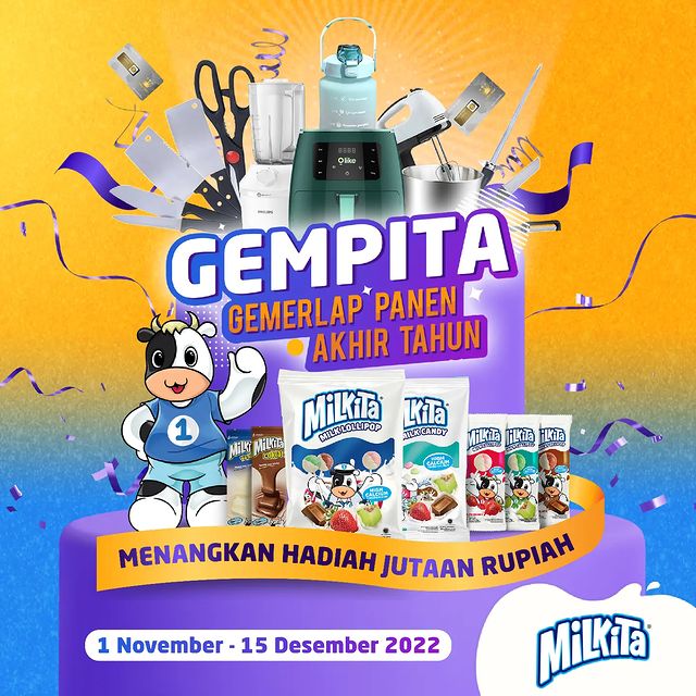 Undian Milkita GEMPITA Berhadiah Alat Dapur Jutaan Rupiah