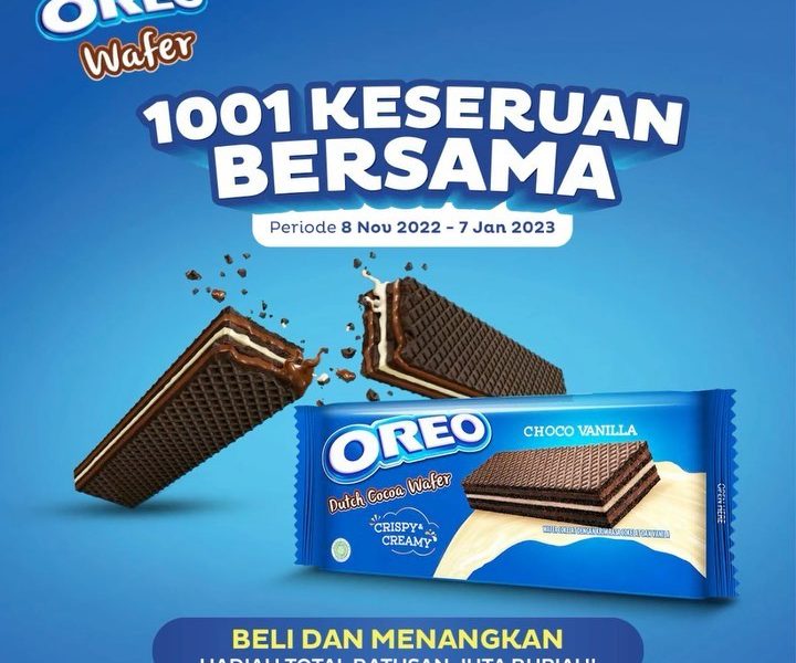 Undian Oreo Wafer Berhadiah Trip ke Singapore Total Ratusan Juta