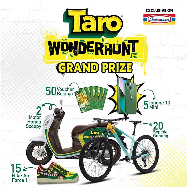 Undian Taro Wonderhunt Berhadiah Total Ratusan Juta Rupiah