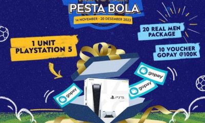 Challenge Men's Fair Pesta Bola Berhadiah Sony Playstation 5