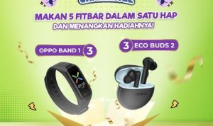 Fitbar One Hap Challenge Berhadiah Oppo Band 1 & Eco Buds 2