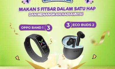 Fitbar One Hap Challenge Berhadiah Oppo Band 1 & Eco Buds 2