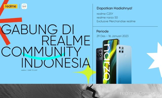 Gabung Realme Community Berhadiah 3 Smartphone Kece