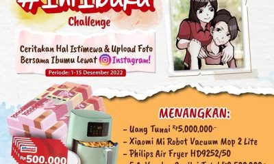 Ini Ibuku Challenge Berhadiah Uang 5 Juta, Air Fryer, dan lainnya