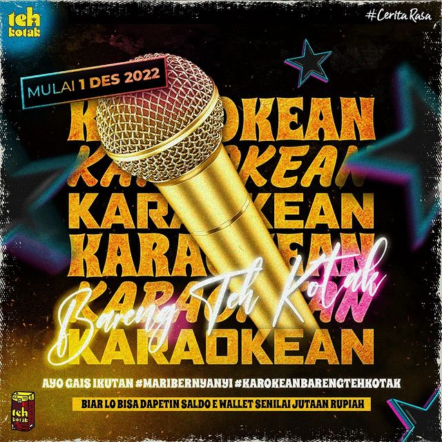 Karaokean Bareng Teh Kotak Berhadaih E-wallet Jutaan Rupiah