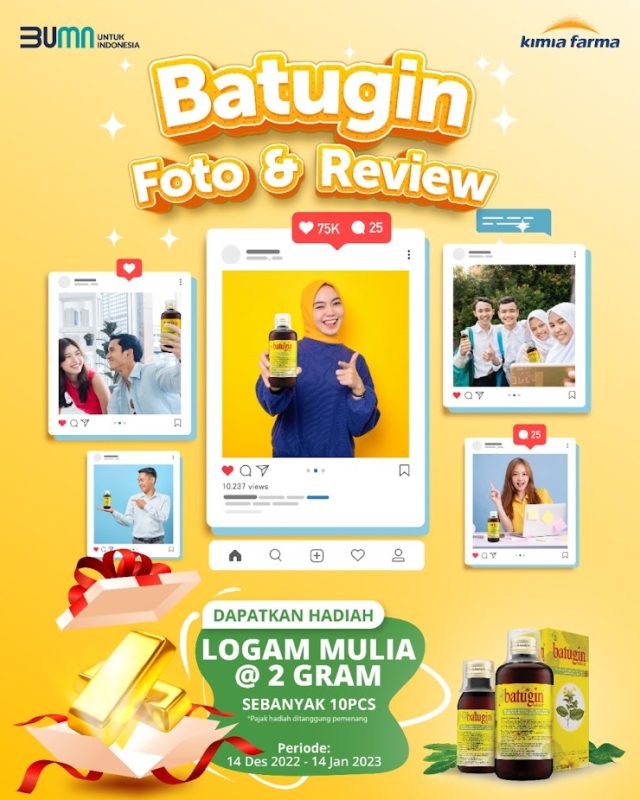 Kontes Foto & Review Batugin Berhadiah 10 Logam Mulia