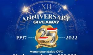 Kuis Anniversary Hannochs 25 Berhadiah OVO Total 6.250.000